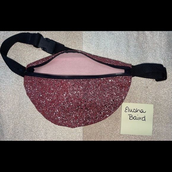 Handmade Pink Glitter Fanny Pack! - Picture 3 of 3